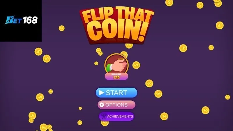 Cách chơi Coin Flip Bet168